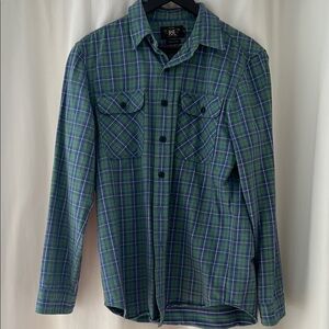 Ralph Lauren Double RL Green Plaid Men's Shirt